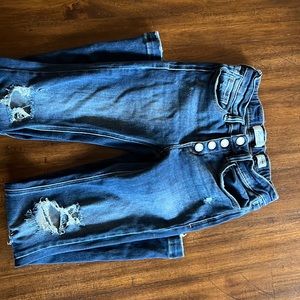 Girls Kancan Mid-rise flare jeans size 14.